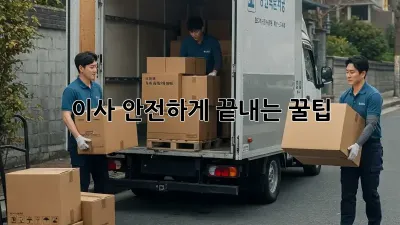 이사, 안전하게 끝내는 꿀팁!